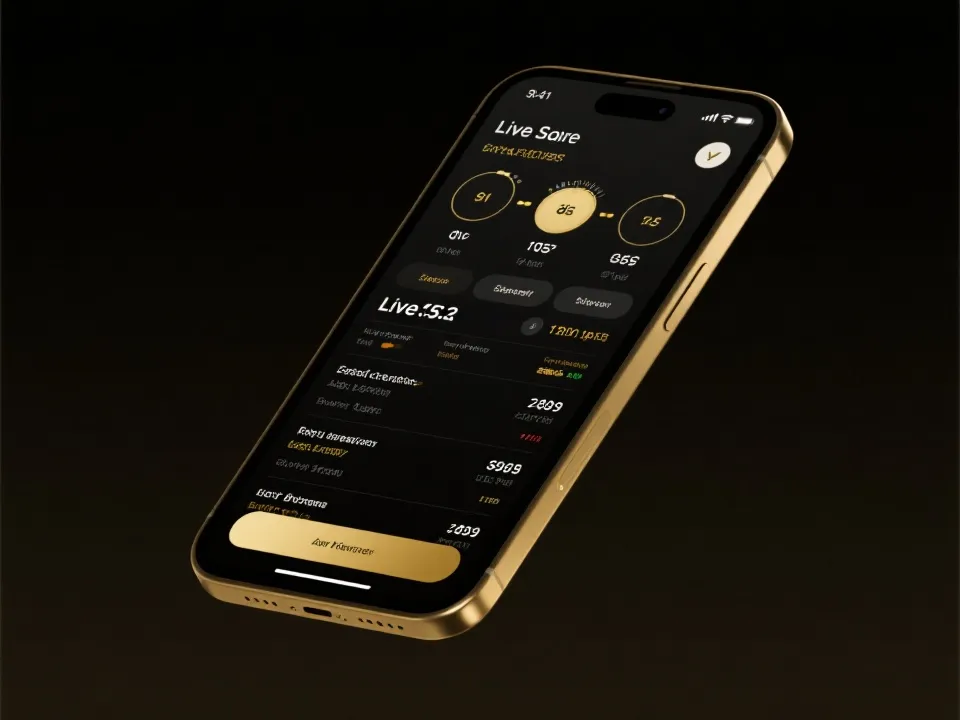 APP界面预览：实时比分与赔率