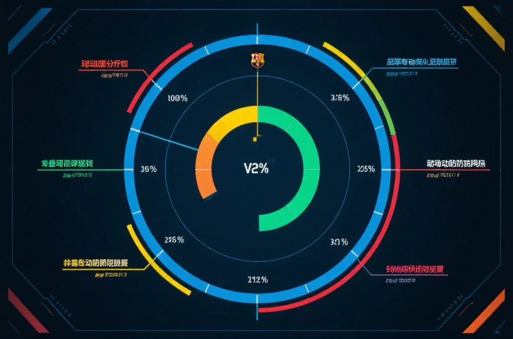北美足球队攻守数据对比雷达图